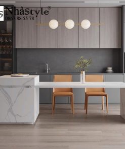 Bàn Đảo Bếp Tích Hợp Bàn Ăn 215PD