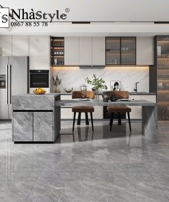Bàn Đảo Bếp Tích Hợp Bàn Ăn 217PD