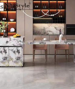 Bàn Đảo Bếp Tích Hợp Bàn Ăn 222PD