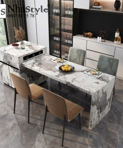 Bàn Đảo Bếp Tích Hợp Bàn Ăn 225PD