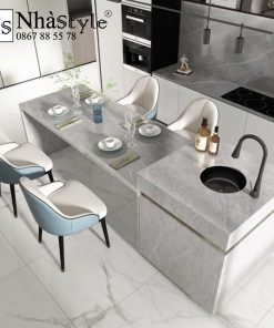 Bàn Đảo Bếp Tích Hợp Bàn Ăn 237PD
